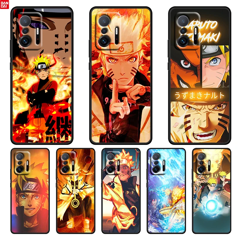 

Naruto Anime Cool For Xiaomi 11 11T 10T Note 10 Mi 9T Ultra Pro Lite PLUS TPU Soft Silicone Black Phone Case Cover Funda Coque
