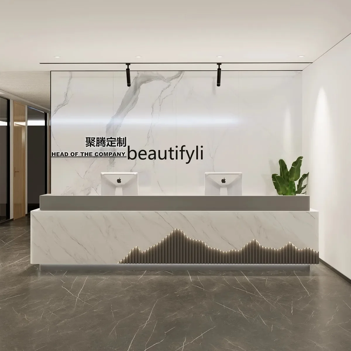 Стойка регистрации компании офис салон красоты бар касса вестибюль стойка отеля