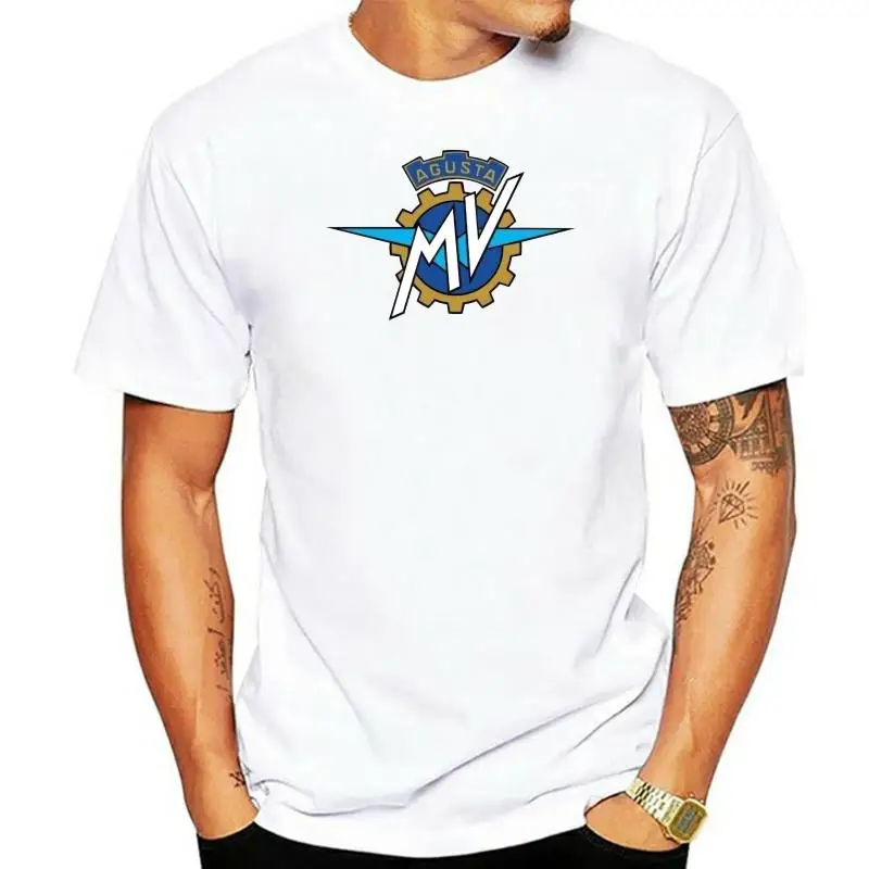 

Модная дизайнерская мужская футболка с логотипом мотоцикла Mv Agusta Motor, футболка mv-agusta для мужчин