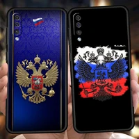 russia russian flags phone cover case for samsung galaxy a53 a73 a33 a22 a13 a12 a10 a52 a70 a50 a20 5g luxury silicone shell