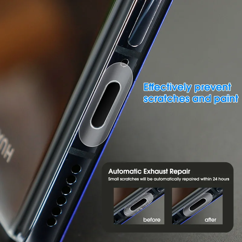 10 шт. универсальная защитная пленка для зарядного порта наклейка iPhone Samsung Xiaomi
