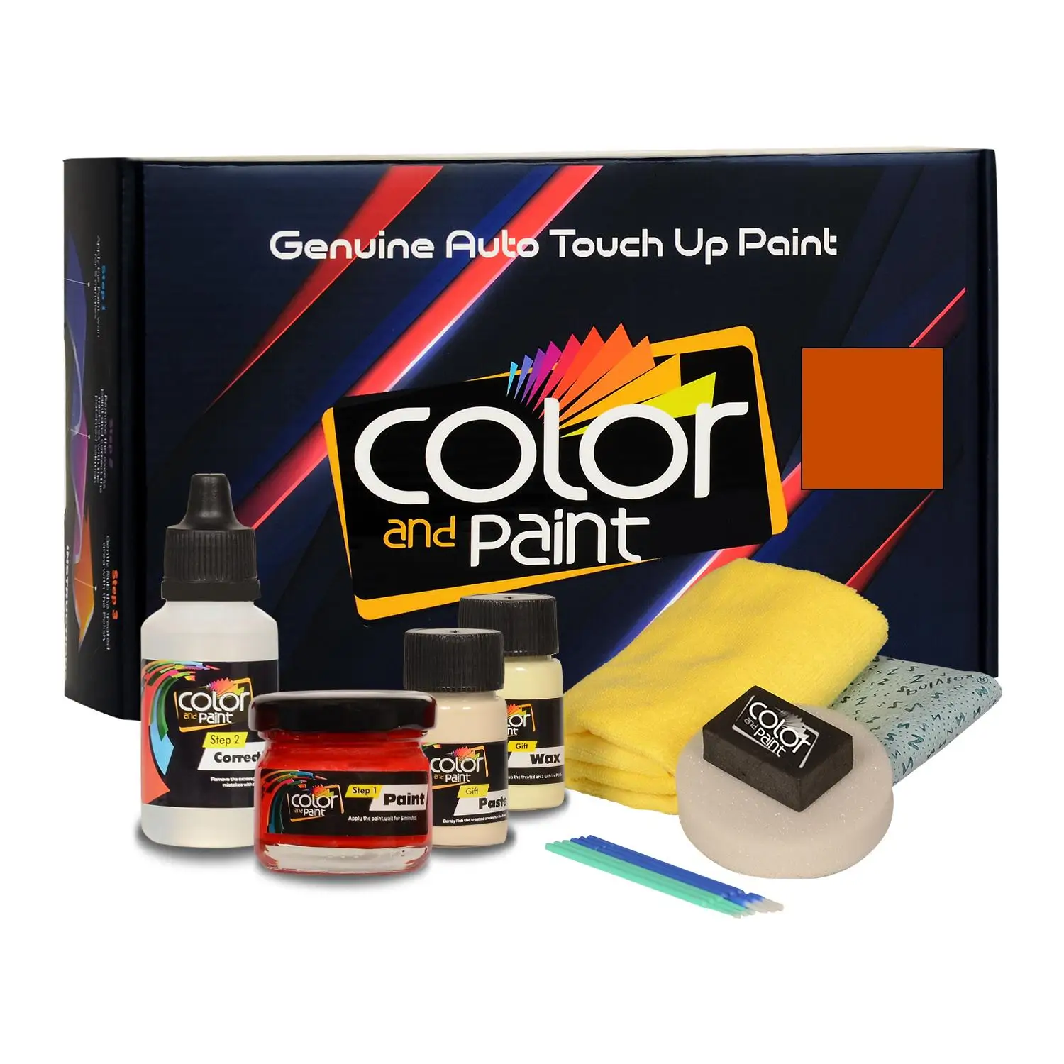 

Color and Paint compatible with BMW Automotive Touch Up Paint - ATACAMA YELLOW - B21 - Basic Care