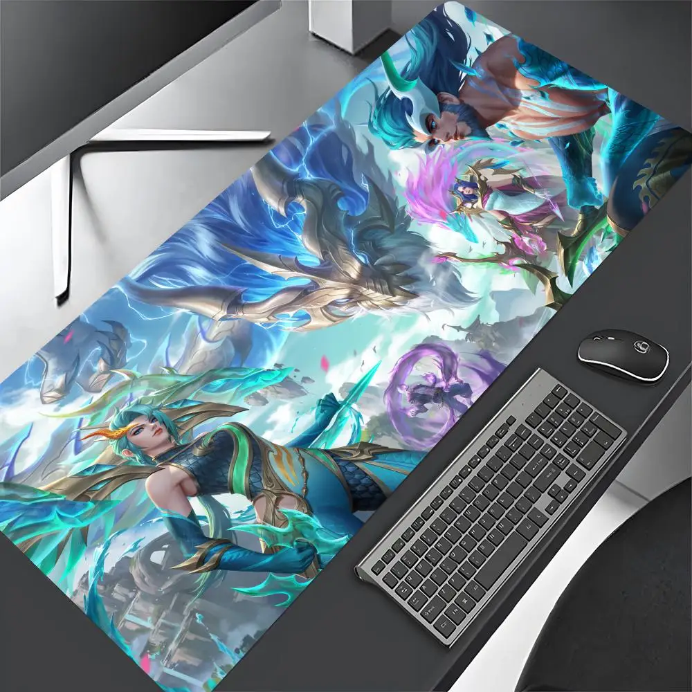 Game League of Legends Aurelion Sol Mouse Pad Large Gaming Accessories 700x400mm Desk Mats Carpet Anti-slip Laptop Soft Mice