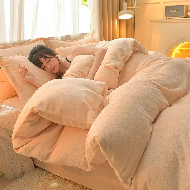 Новинка зимнее Коралловое зернистое покрытие обложка утолщенная молочная