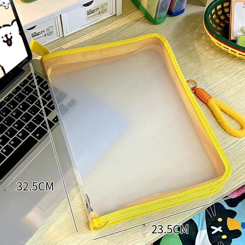 Прозрачная сумка для файлов A4, полипропилен