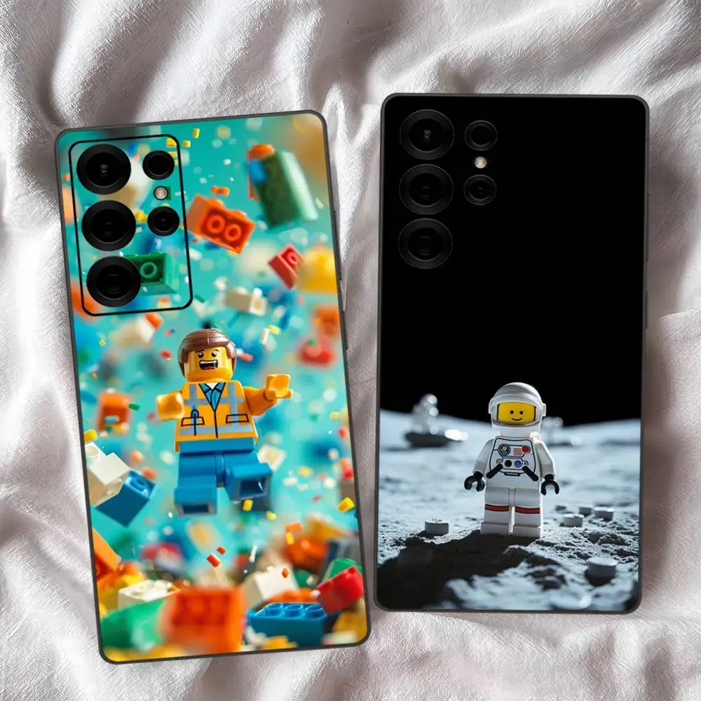 Модный чехол для телефона с логотипом бренда L-Lego для Samsung S 24 Fe 25 Ultra Plus 20 Lite 21 30 22 23 24 22 Ultra 5G Fundas (art.: 3920dc925b285) - 3920dc925b285