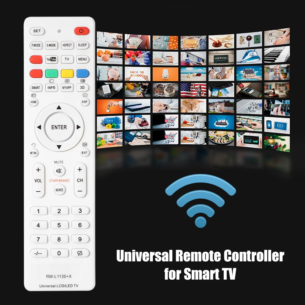 

Universal Huayu Remote Control RM-L1130+X RM-L113+12 RM-L1130+8 For All Brand Tv Smart Tv Remote Control