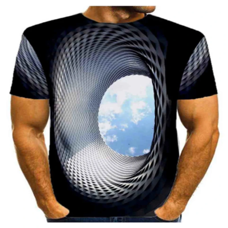 

2022 Nature Themed Men's T-Shirts Summer Casual Tops 3D Printed T-Shirts Men's O-Neck Shirts Casual T-Shirts Streetwear