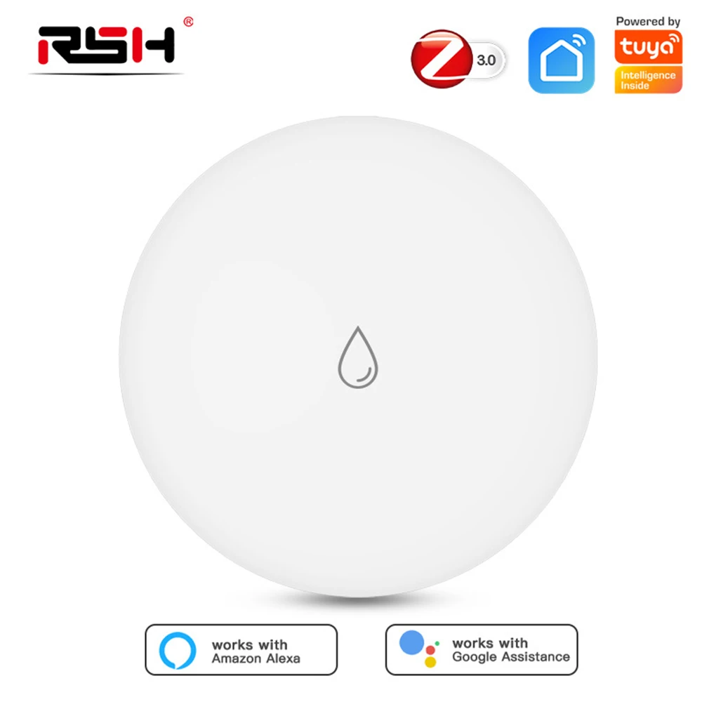 Tuya ZigBee 3 0 детектор утечки воды датчик наводнения приложение для умного дома