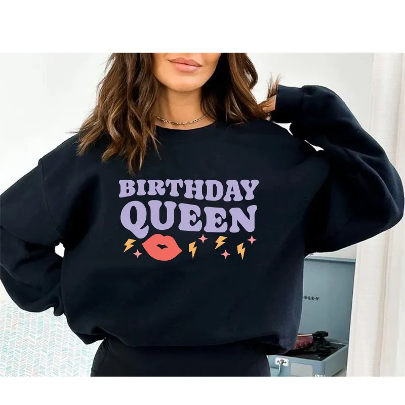 Модные женские футболки с нашивкой и принтом Queen Iron On Heat Transfer фиолетовый дизайн DTF