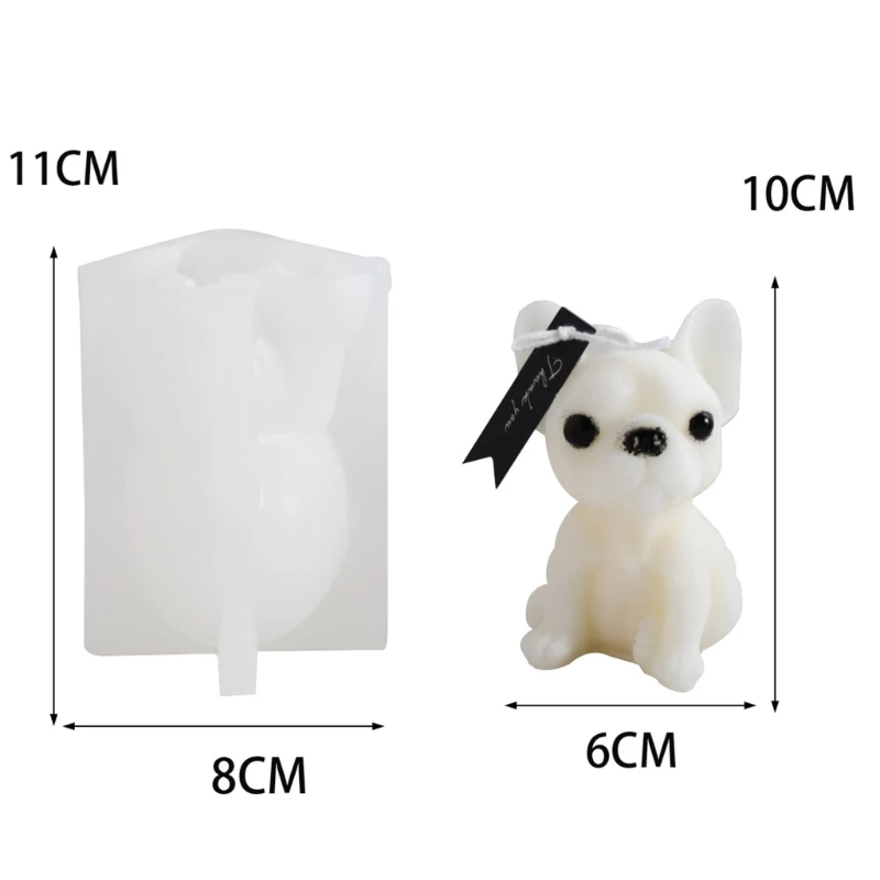 Силиконовая форма для щенка помадки выпечки сделай сам мыло свеча инструмент