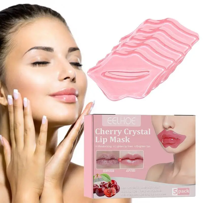 

Lip Patches Skin Care Lip Lines Overnight Lip Care Moisturizing Cherry Crystal Lip Care Firms Hydrates Lips Lip Masque