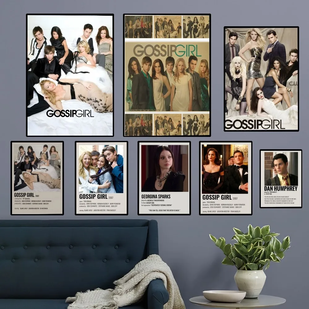 Горячее ТВ G-Gossip G-Girls плакат плакаты крафт-бумага винтажный постер настенная