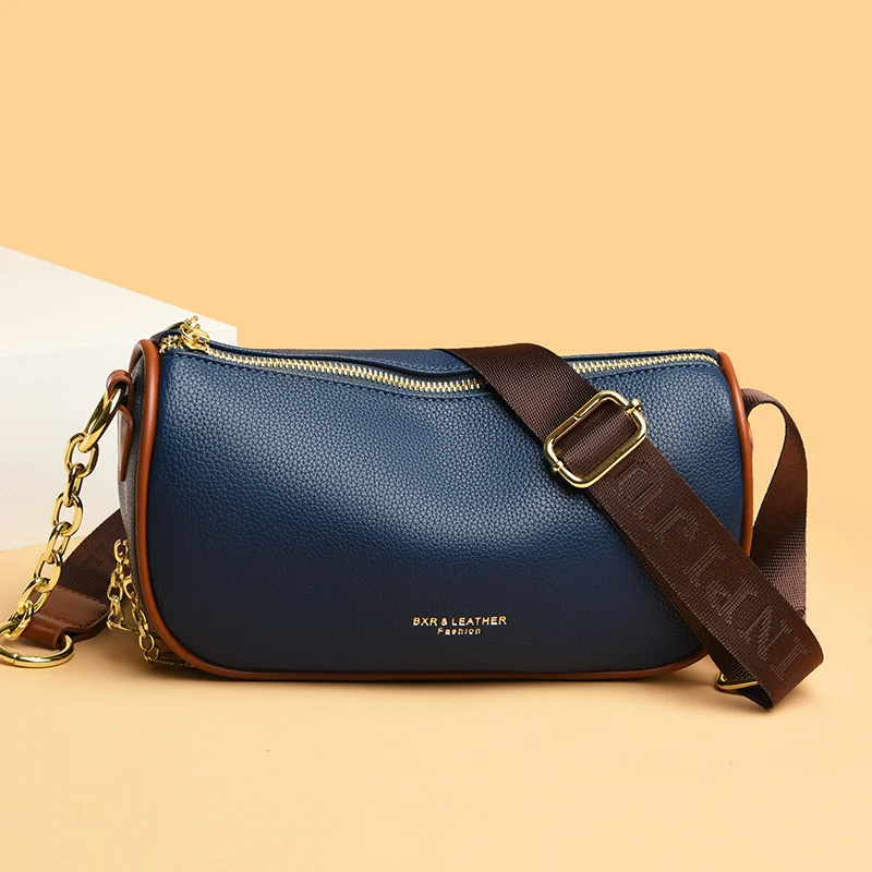 

high quality luxury brand Design Fan ins Leather Small Pillow 2023 Spring Chain Broadband One Shoulder Crossbody Fashion Girl Ba