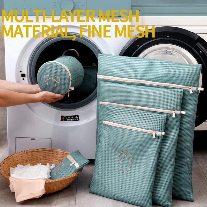 

Laundry Bag Wash Underwear Washing Machine Bags Portable Clothing Organizer Lingerie Socks Bra Laundry Basket