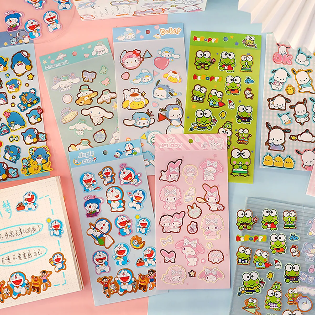 

1Pcs Frog Moe Penguin Imps Cartoon Decorative Stickers PVC Lovely Card Postcard Photo Self-Adhesive Waterproof Scrapbook