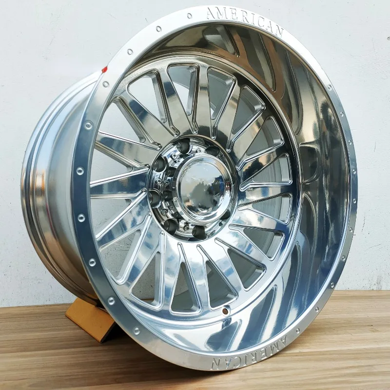 Для кованого внедорожного колеса Dually Wheel 20 21 22 24 26 дюймов полированный