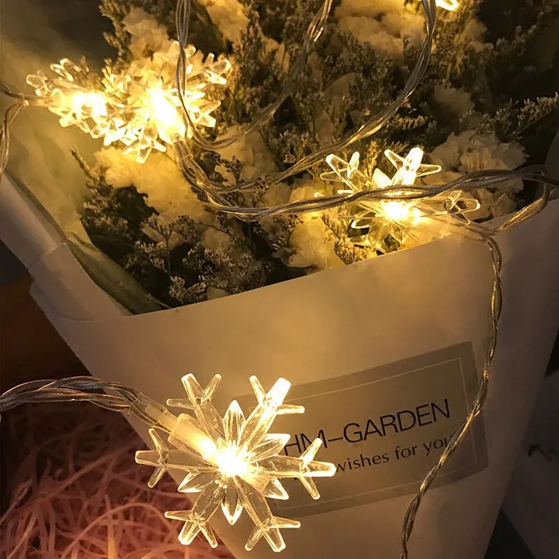 

USB/Battery Powered LED Ball Garland Light Fairy String Star/Snowflake/Ball Christmas Holiday Wedding Party Lights Decoration