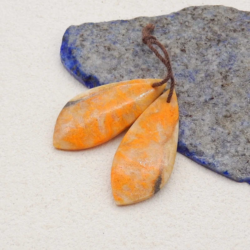 Серьги из натурального камня Bumble Bee Stone бусины модные украшения ручной работы