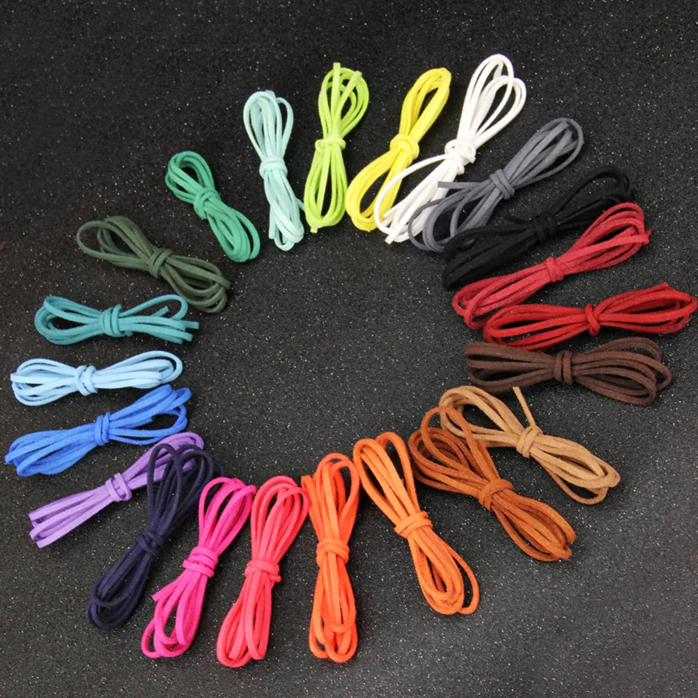 

30pcs Jewelry Rope Flat Strip Cord Braiding String