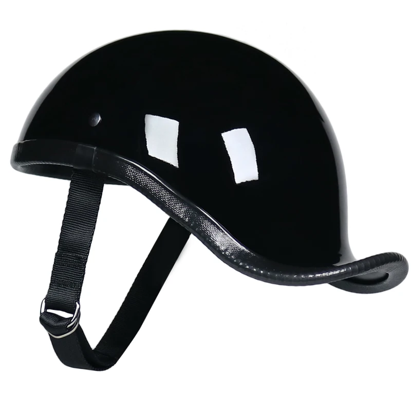 

Cautious retro locomotive half helmet water scoop helmet 1/2 FRP leisure minimalist scooter summer helmet fa