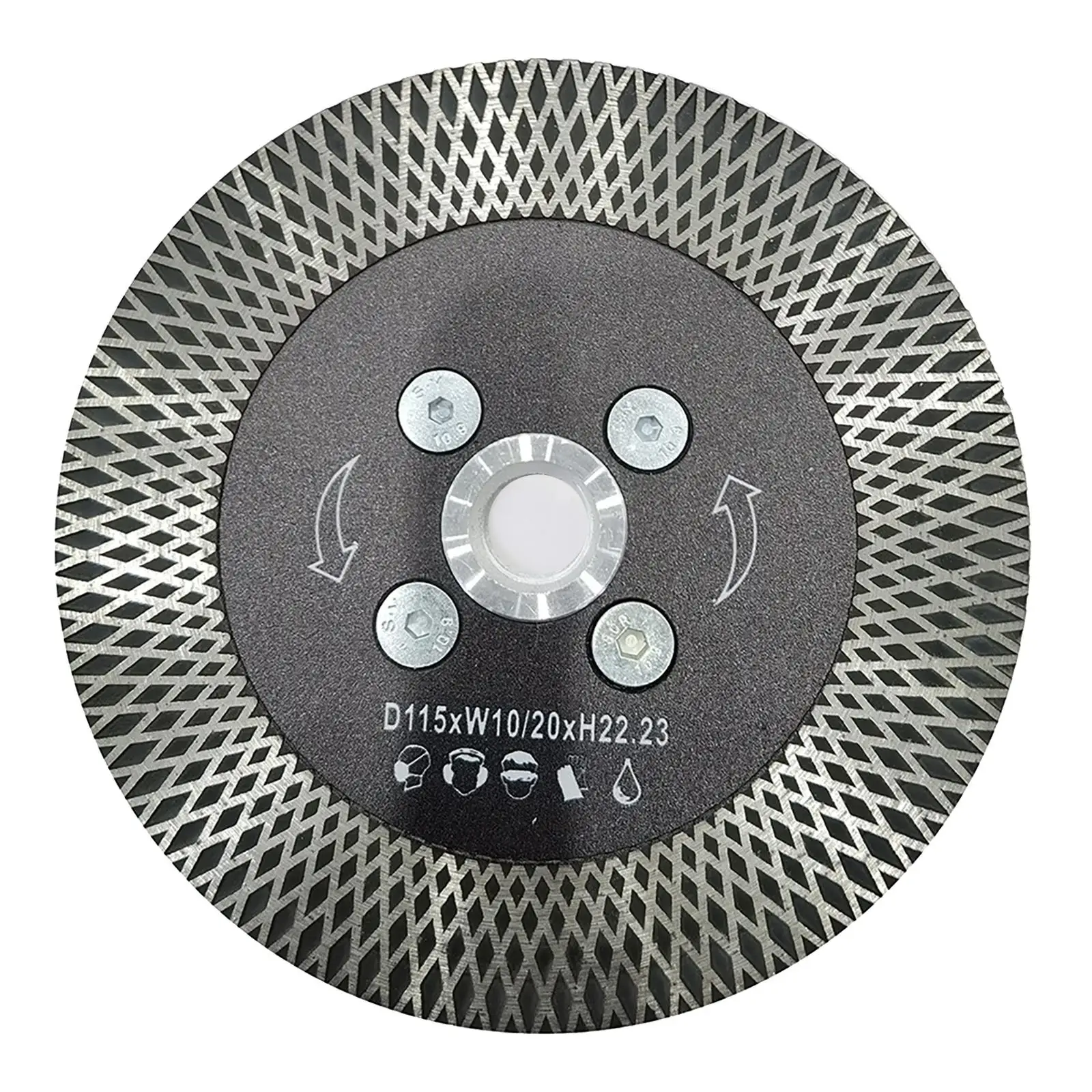 

1 Pc 115mm Diamond Saw Blades With Flange For Dry Cutting Grinding Ceramic Wood Plastic Granite Power Tool Accessories