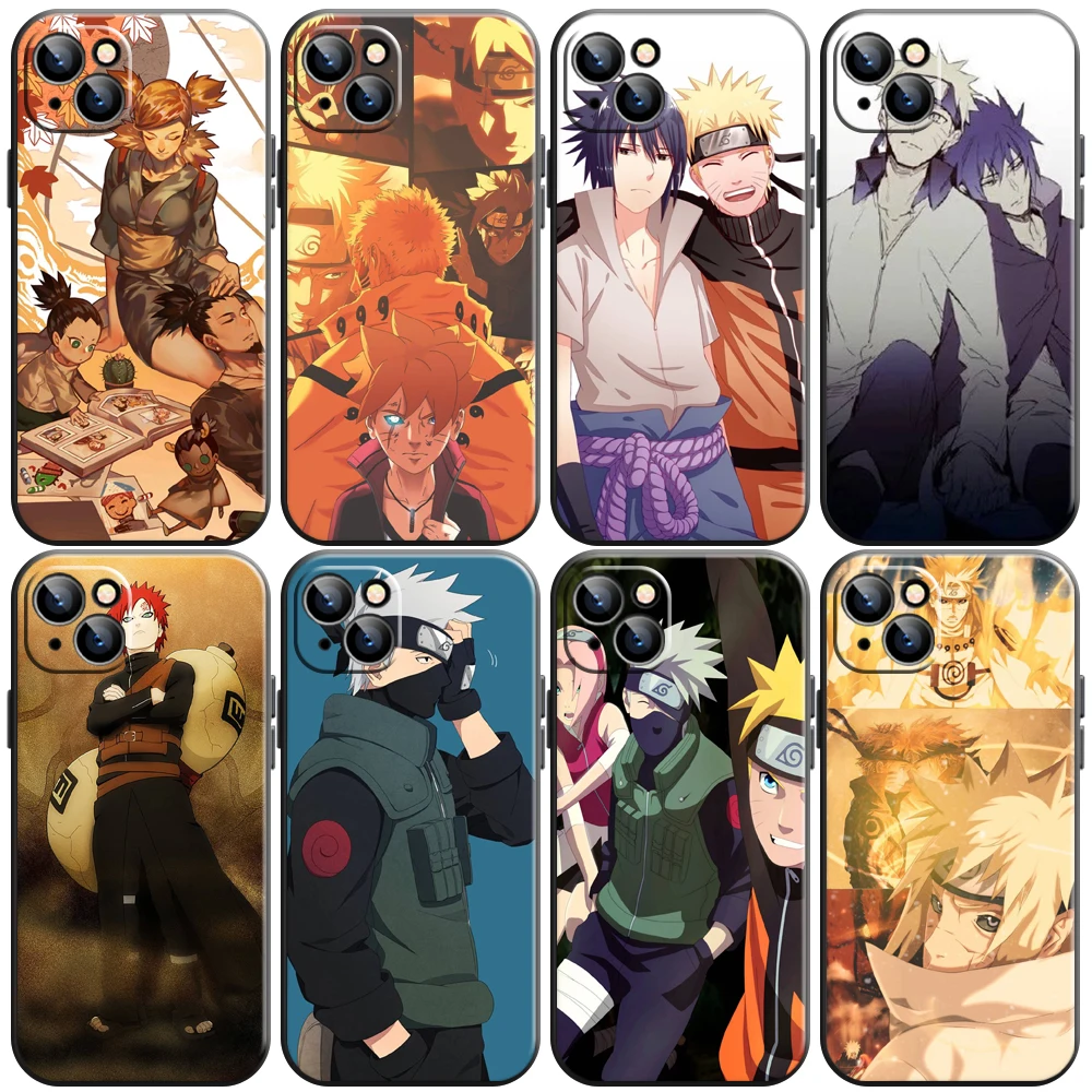 

Japan NARUTO Anime Phone Case For iPhone 11 13 12 Pro Max 12 13 Mini X XS XR MAX SE 6 7 8 Plus Carcasa Silicone Cover Funda