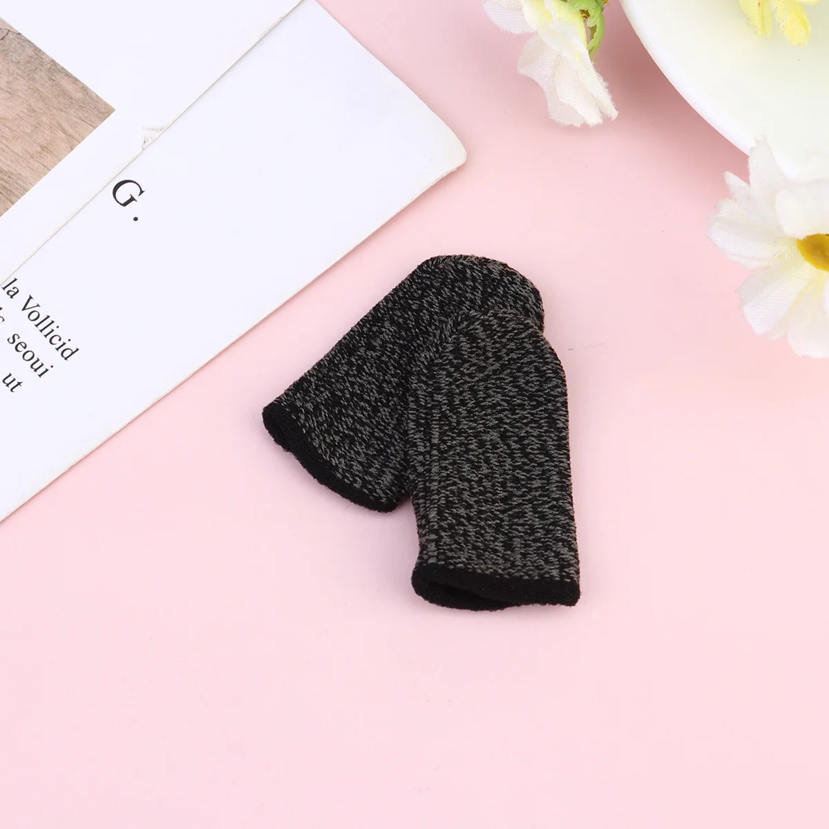 

10pcs Game Finger Cover Elastic Breathable Soft Nylon Cover for Tablet