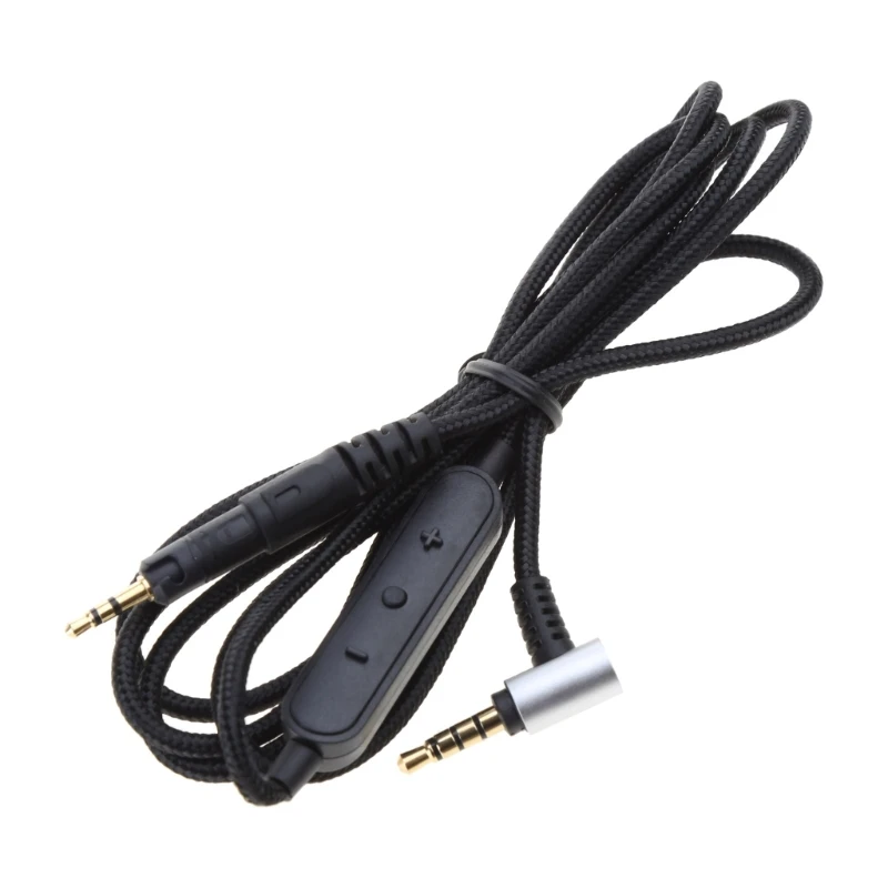 

Durable Nylon-Braided Headphone Cord Hands-Free Calling for ATH M50X/M40X/M70X