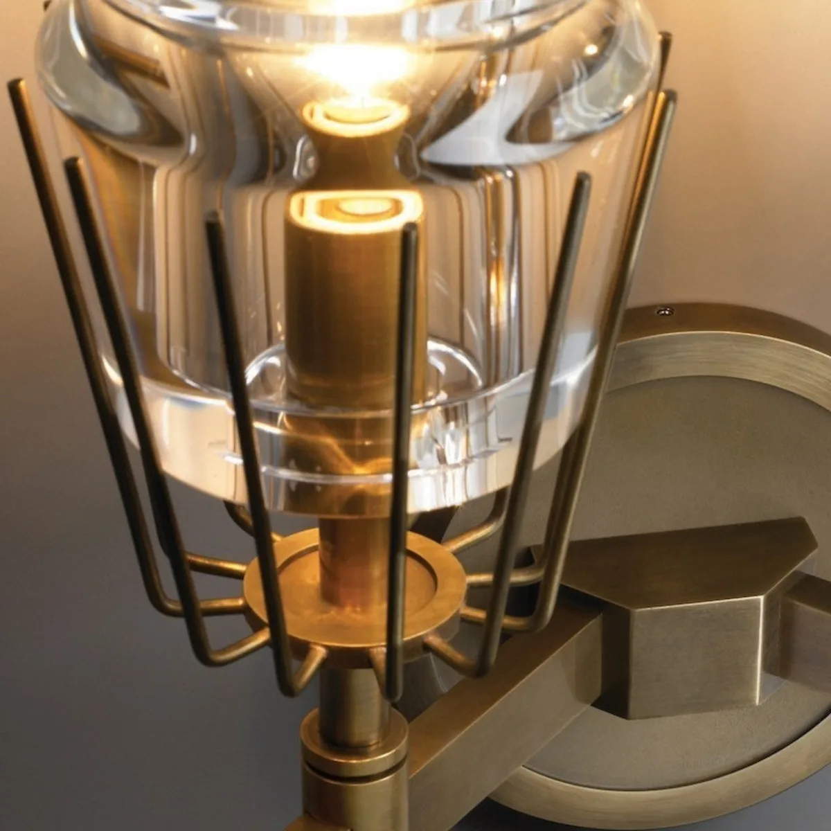 Современный Ретро Светодиодный Настенный Светильник Европейский Золотой