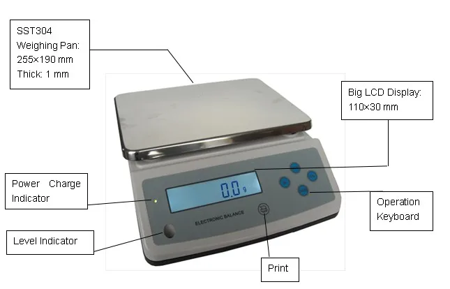 0.1g 0.1mg 1kg 3kg 30kg Low Price High Precision Analytical  Balance Electronic Digital Balance for Laboratory enlarge