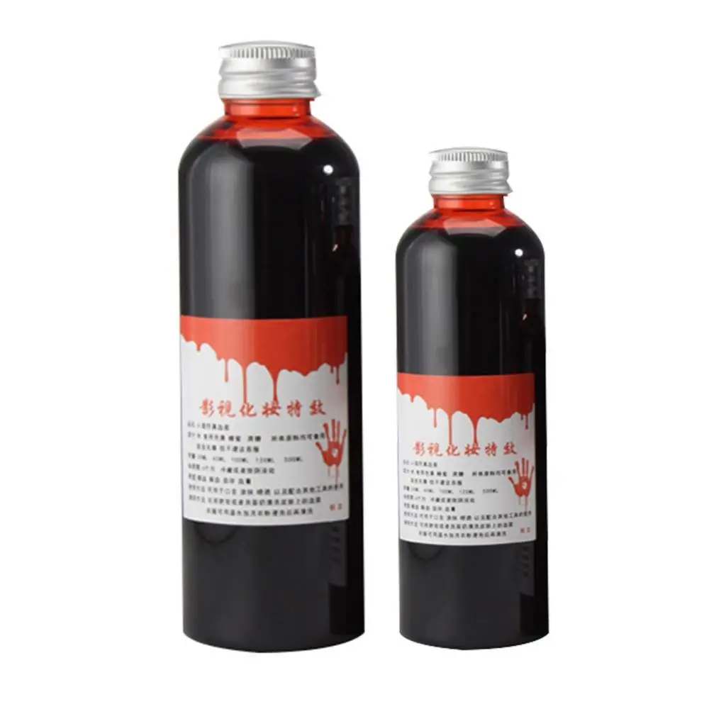 

30/60ml Fake Blood Liquid Bottle Stage Prank Theatrical Vampire9 Cosplay Props
