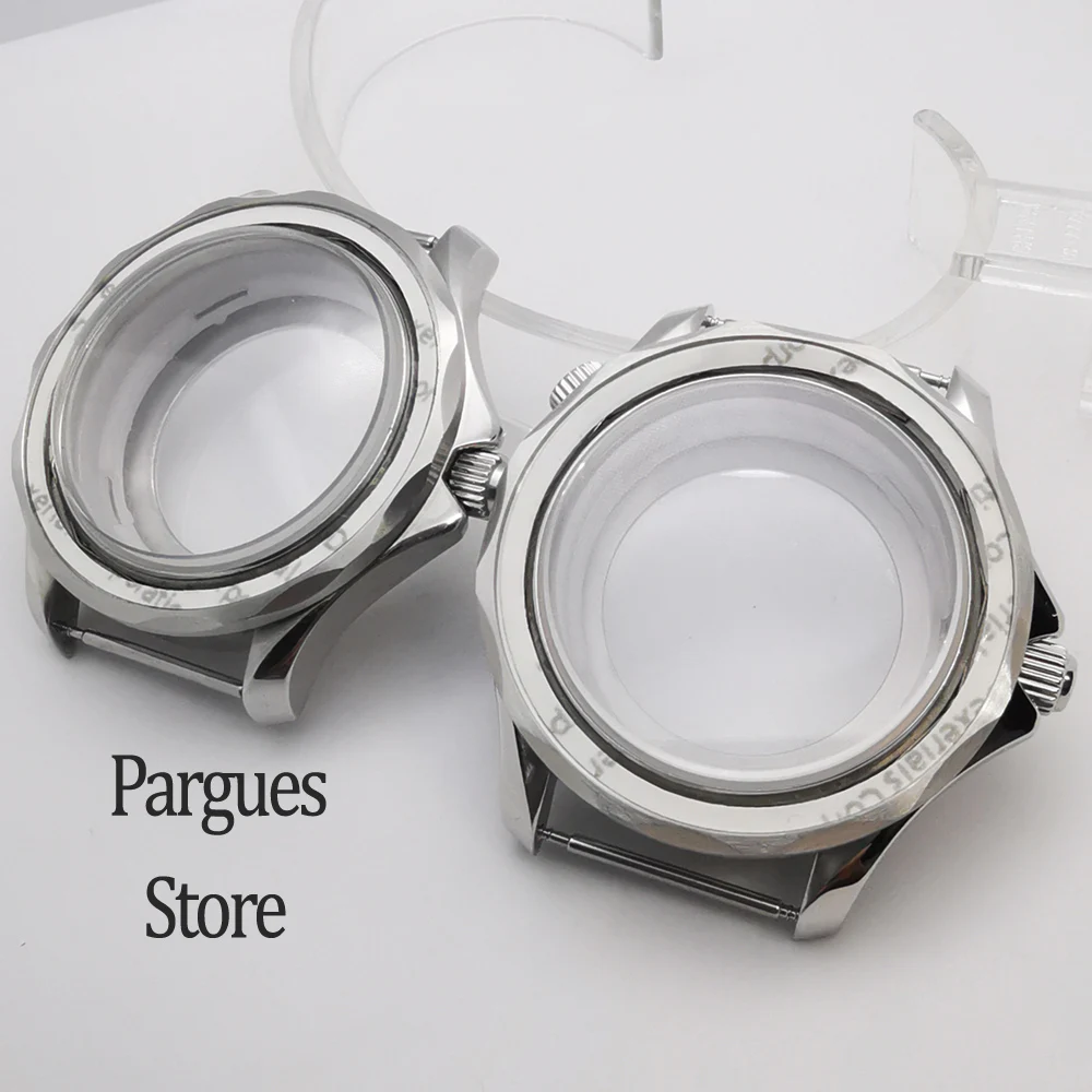 Корпус часов из нержавеющей стали с сапфировым стеклом диаметром 41 мм подходит