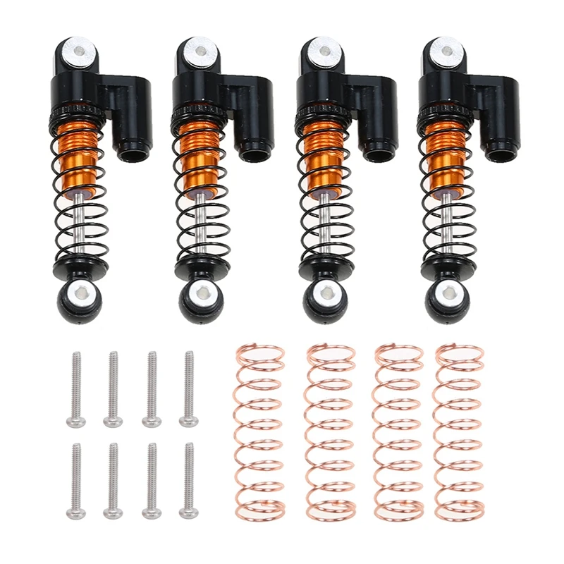 

For Axial SCX24 90081 1/24 RC Crawler Car Metal Adjustable Shock Absorbers Damper Set Upgrade Parts Accessories