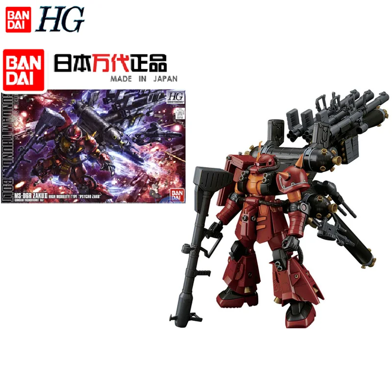 

Original Bandai 07588 HG GT 1/144 Mobile Suit Gundam Thunderbolt MS-06R-2 Assembly Model Collection Action Figure Toy