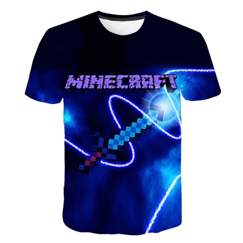 

New Summer Boys My World T Shirt Fashion Print Kids Cartoon T Shirt For Boy Short Sleeve Baby Girls T Shirt Children's Clothes