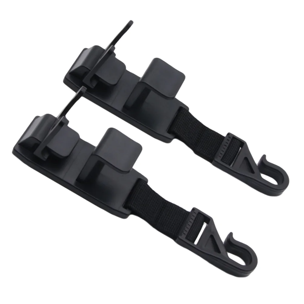 

2pcs Car Vehicle Seat Headrest Hook Hanger Strong Organizer Storage Holder for Grocery Bag Purse Handbag Water Bottle