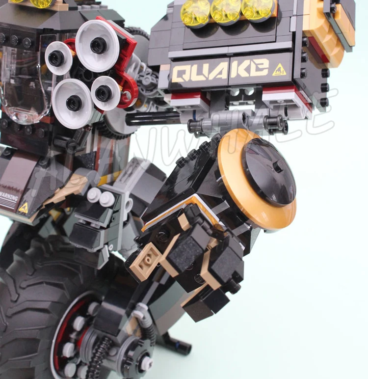 1232 шт. Shinobi Cole's Uni-wheel Quake Mech плечевые громкоговорители Soundwave 10800 строительные