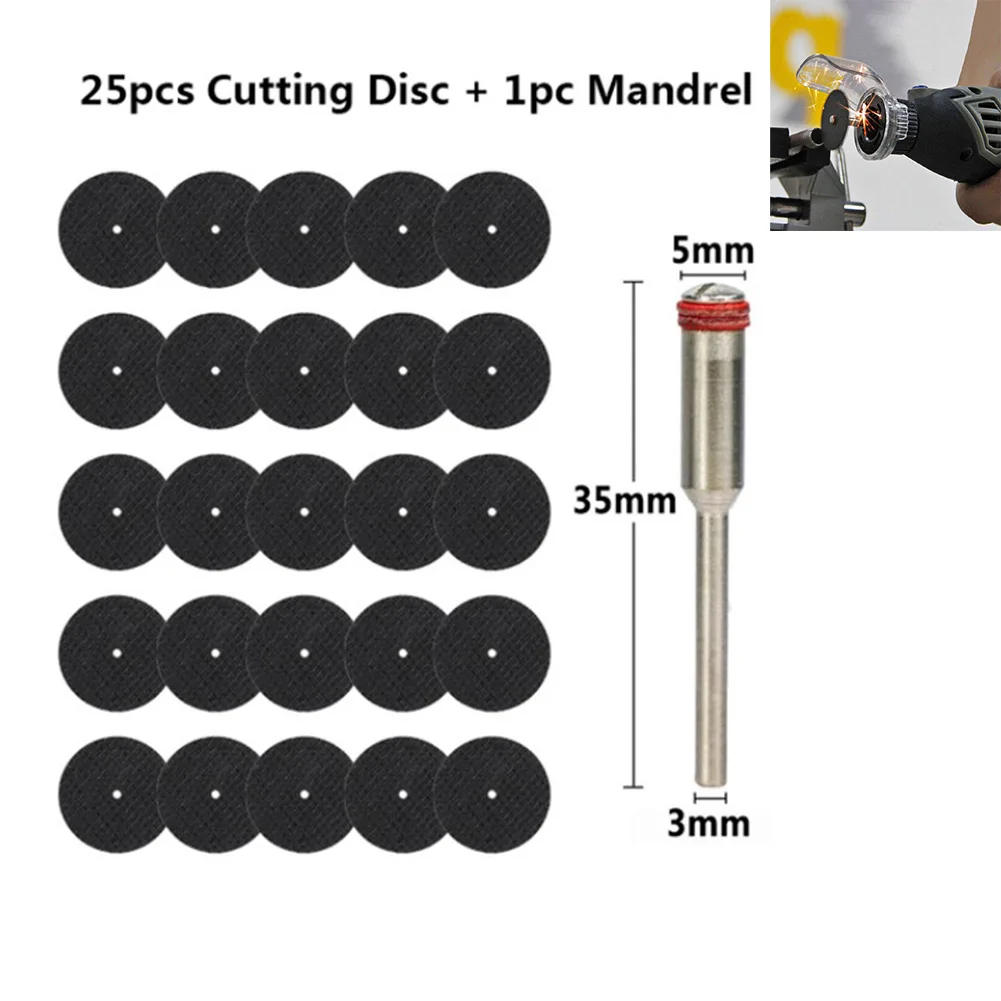 

Дисковые шлифовальные диски, резиновый вращающийся инструмент, колесный диск 1/8 дюйма, 26 шт./комплект, черное отрезное колесо, режущее колесо