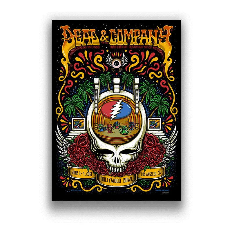 

Картина на холсте с надписью «the Grateful Dead Band», настенные картины для гостиной, ВИНТАЖНЫЙ ПЛАКАТ, декоративный домашний декор Quadro