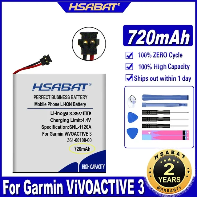 Аккумулятор для Garmin Vivoactive HR ViVOACTIVE Music