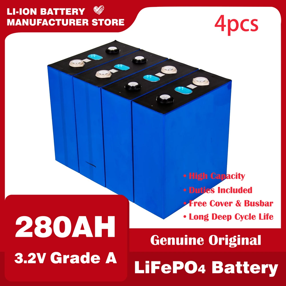 

Аккумулятор LiFePO4 класса А 3,2 а/ч, в, перезаряжаемый аккумулятор, 12 В, 24 В, 48 В, литий-железо-фосфатная, «сделай сам», Новая батарея на солнечных б...