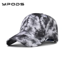 new mixed color tie dye baseball cap personality chinese style baseball cap outdoor peaked cap