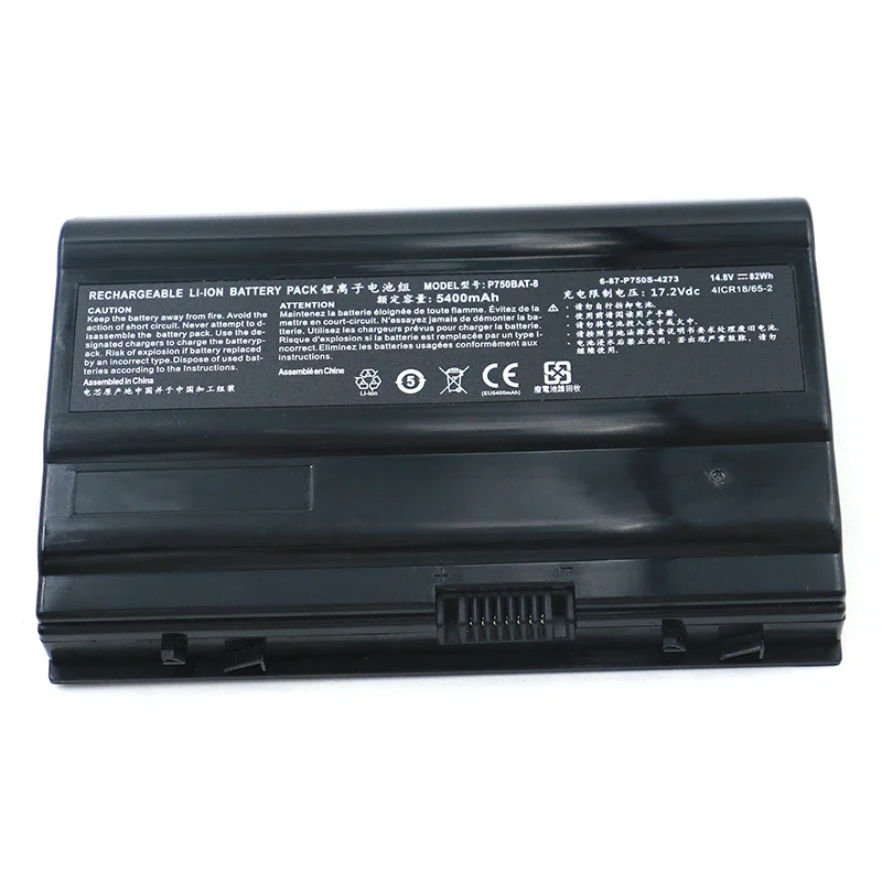 Фото SHUOZB P750BAT-8 аккумулятор для ноутбука Clevo P750 P750ZM P750S P751 P751ZM P751DM для Terrans Force X599 X799 14,8 В 82WH 5400 мАч №3