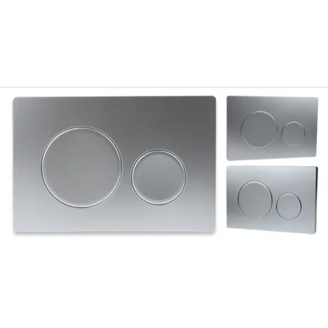 Серебряный круглый двойной привод смыва, кнопки для унитаза, скрытые настенные баки, смывные панели для ванной комнаты, отеля для Sigma 20.