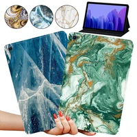 new cover case for samsung galaxy tab a7 10 4 inch 2020 t500 sm t500sm t505 marble pattern series tablet case free stylus