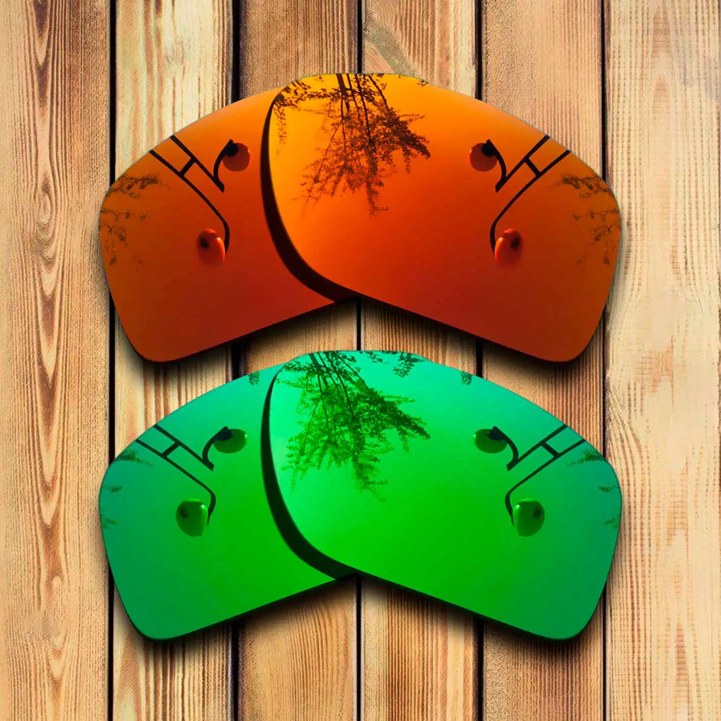 100% точно вырезанные поляризационные сменные линзы для солнцезащитных очков