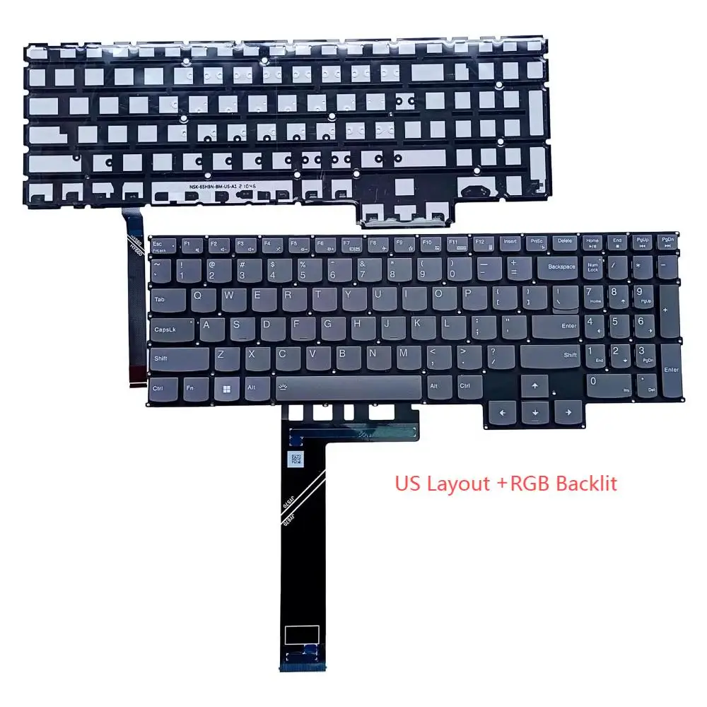Клавиатура 5 Pro-16ITH6 США с RGB-подсветкой для Lenovo Legion 5 Pro-16ACH6 Pro-16ACH6H 5 Pro 16IAH7 16arh7h 15ACH6H Pro-16ITH6 16IAH7 (art.: 3920cda99d110) - 3920cda99d110