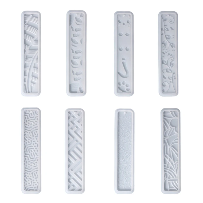 

Форма с отверстием, прямоугольная силиконовая форма для изготовления ювелирных изделий из эпоксидной смолы, инструмент для творчества, 1 шт...