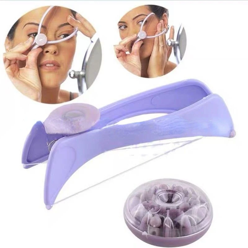 

Женский эпилятор для удаления волос, миниатюрное средство для удаления волос на лице, пружинный нитевой эпилятор для лица, щек, бровей, «сде...